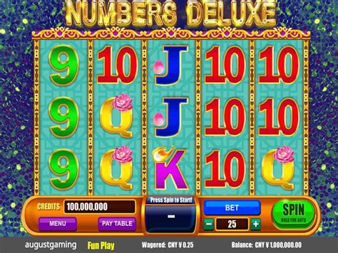 Numbers Deluxe Slot Grátis